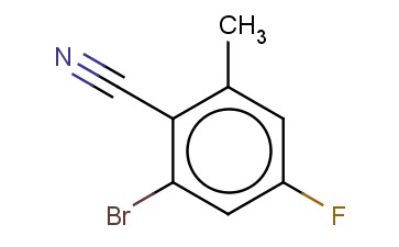 <span class='lighter'>2-BROMO-4-FLUORO-6-METHYLBENZONITRILE</span>