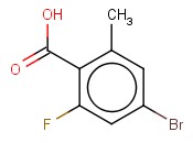 <span class='lighter'>4-BROMO-2-FLUORO-6-METHYLBENZOIC</span> ACID
