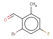 2-<span class='lighter'>BROMO-4-FLUORO</span>-6-METHYLBENZALDEHYDE