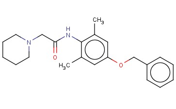 N-(2,6-DIMETHYL-4-(PHENYLMETHOXY)PHENYL)-1-PIPERIDINEACETAMIDE