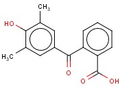 <span class='lighter'>2-CARBOXY-3</span>',5'-<span class='lighter'>DIMETHYL-4</span>'-<span class='lighter'>HYDROXYBENZOPHENONE</span>