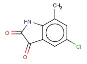 <span class='lighter'>5-CHLORO-7-METHYL-2,3-DIHYDRO-1H-INDOLE-2,3-DIONE</span>