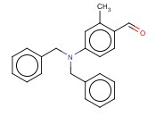 4-二苄<span class='lighter'>氨基</span>-2-甲基<span class='lighter'>苯</span><span class='lighter'>甲醛</span>