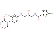 5-氯-N-[2-羟基-3-[[3-<span class='lighter'>甲基</span>-4-(3-氧代-4-<span class='lighter'>吗</span><span class='lighter'>啉</span>基)苯基]氨在]丙基]-2-噻吩羰酰胺