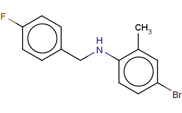 N-(4-BROMO-2-METHYLPHENYL)-4-<span class='lighter'>FLUOROBENZYLAMINE</span>
