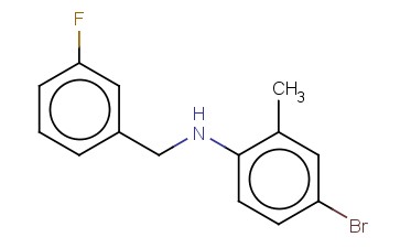 N-(4-BROMO-2-METHYLPHENYL)-3-<span class='lighter'>FLUOROBENZYLAMINE</span>