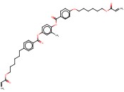 1,4-双-[4-(6-丙烯<span class='lighter'>酰</span>氧基己氧基)<span class='lighter'>苯</span><span class='lighter'>甲</span><span class='lighter'>酰</span>氧基]-2-<span class='lighter'>甲基</span><span class='lighter'>苯</span>