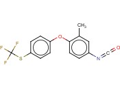 2-甲基-1-（4-（三氟甲<span class='lighter'>硫</span>基）<span class='lighter'>苯</span>氧基）-4-异<span class='lighter'>氰酸</span><span class='lighter'>酯</span><span class='lighter'>苯</span>