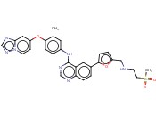 6-[5-[[[2-(<span class='lighter'>甲</span>磺<span class='lighter'>酰</span><span class='lighter'>基</span>)<span class='lighter'>乙基</span>]氨基]甲基]-2-呋喃<span class='lighter'>基</span>]-N-[3-甲基-4-([1,2,4]<span class='lighter'>三</span>唑并[1,5-A]吡啶-7-氧基)<span class='lighter'>苯基</span>]-4-氨基喹唑