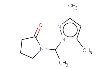 1-(1-(3,5-DIMETHYL-1H-PYRAZOL-1-YL)ETHYL)-2-PYRROLIDINONE