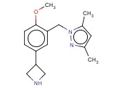 1-(5-(AZETIDIN-3-YL)-<span class='lighter'>2-METHOXYBENZYL</span>)-3,5-DIMETHYL-1H-PYRAZOLE