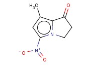 <span class='lighter'>2,3-DIHYDRO-7-METHYL-5-NITRO-1H-PYRROLIZIN-1-ONE</span>