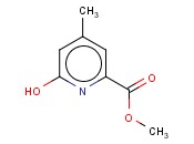 <span class='lighter'>6-HYDROXY-4-METHYL-PYRIDINE-2-CARBOXYLIC</span> ACID METHYL <span class='lighter'>ESTER</span>