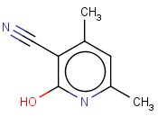 3-<span class='lighter'>CYANO-4,6-DIMETHYL</span>-2-HYDROXYPYRIDINE