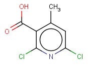 2,6-DICHLORO-4-METHYL-3-<span class='lighter'>PYRIDINECARBOXYLIC</span> ACID