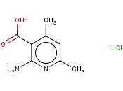 2-氨基-4,6-二甲基-3-<span class='lighter'>吡啶</span>羧<span class='lighter'>酸盐酸盐</span>