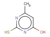 6-甲基-2-硫代<span class='lighter'>尿嘧啶</span>