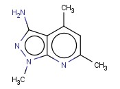 1,4,6-三<span class='lighter'>甲基</span>-3-<span class='lighter'>氨基</span>-1H-吡唑并[3,4-b]<span class='lighter'>吡啶</span>
