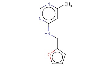 N-(2-FURYLMETHYL)-<span class='lighter'>6-METHYL-4-PYRIMIDINAMINE</span>