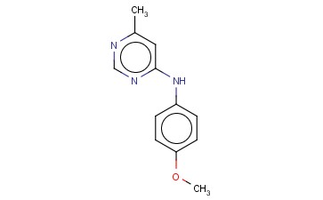 N-(4-METHOXYPHENYL)-<span class='lighter'>6-METHYL-4-PYRIMIDINAMINE</span>