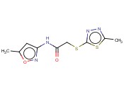 N-(5-METHYL-3-ISOXAZOLYL)-2-((5-METHYL-1,3,4-THIADIAZOL-2-YL)SULFANYL)ACETAMIDE