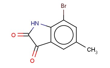 <span class='lighter'>7-BROMO-5-METHYL-1H-INDOLE-2,3-DIONE</span>
