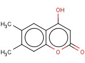 4-羟基-6,7-二甲基香豆素