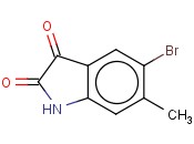 5-BROMO-6-METHYL-<span class='lighter'>2,3-DIHYDRO-1H-INDOLE-2,3</span>-DIONE