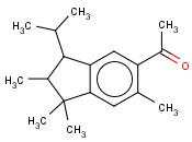 1-[2,3-二氢-1,1,2,6-四甲基-3-(1-甲基乙基)-1H-<span class='lighter'>茚</span>-5-基]乙<span class='lighter'>酮</span>