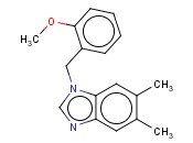 1-(<span class='lighter'>2-METHOXYBENZYL</span>)-5,6-DIMETHYL-1H-BENZIMIDAZOLE