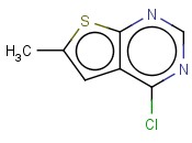4-<span class='lighter'>CHLORO-6-METHYLTHIENO</span>[2,3-D]PYRIMIDINE