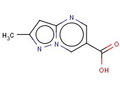 2-甲基-<span class='lighter'>吡唑</span>并[1,5-a]嘧啶-6-羧酸