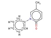 <span class='lighter'>PIRFENIDONE</span>, [BENZENE RING-14C(U)]-