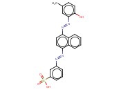 3-[[4-[(2-HYDROXY-5-METHYLPHENYL)<span class='lighter'>AZO</span>]-1-NAPHTHYL]<span class='lighter'>AZO</span>]BENZENESULPHONIC ACID