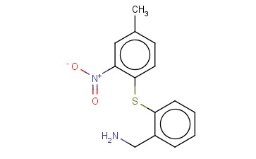 2-(4-METHYL-2-NITRO-PHENYLSULFANYL)-BENZYLAMINE