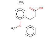3-(2-METHOXYL-5-METHYLPHENYL)-<span class='lighter'>3-PHENYLPROPIONIC</span> ACID