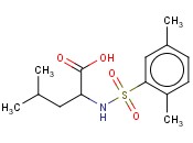 <span class='lighter'>LEUCINE</span>, N-[(2,5-DIMETHYLPHENYL)SULFONYL]-