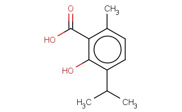 <span class='lighter'>3-ISOPROPYL-6-METHYLSALICYLIC</span> ACID