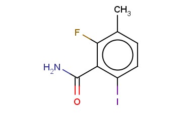 <span class='lighter'>BENZAMIDE</span>, <span class='lighter'>2-FLUORO-6-IODO-3-METHYL-</span>