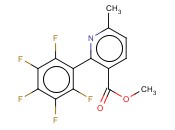 METHYL 6-METHYL-2-(PERFLUOROPHENYL)<span class='lighter'>NICOTINATE</span>