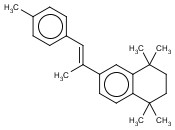 1,1,4,4-<span class='lighter'>四</span>甲基-6-[(E)-1-甲基-2-(4-甲基苯基)乙烯基]-1,2,3,4-<span class='lighter'>四</span>氢萘