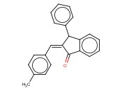 2-(4-METHYLBENZYLIDENE)-3-PHENYL-1-<span class='lighter'>INDANONE</span>