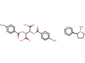 (-)-NICOTINE DI-P-TOLUOYL-D-<span class='lighter'>TARTRATE</span> SALT