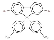 2,7-二溴-9,9-双(4-甲基苯基)-9H-<span class='lighter'>芴</span>
