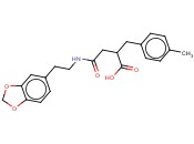 正-（2-<span class='lighter'>苯</span><span class='lighter'>并</span>[1,3]间二氧杂环戊烯-5-基-乙基）-2-（4-甲基-苄基）-琥珀酰胺<span class='lighter'>酸</span>