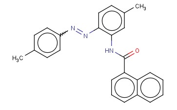 5'-METHYL-2'-((P-TOLYL)<span class='lighter'>AZO</span>)-1-NAPHTHALENE CARBOXANILIDE