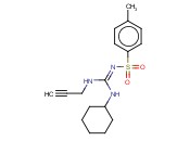 N-[环己基(<span class='lighter'>丙</span>-2-<span class='lighter'>炔</span>-1-基)氨基甲亚胺酰基]-4-甲基苯磺酰胺