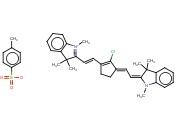 2-[2-[2-氯-3-[2-(1,3-<span class='lighter'>二</span>氢-1,3,3-三<span class='lighter'>甲基</span>-2H-吲哚-2-亚基)-<span class='lighter'>亚</span>乙基]-1-环戊烯-1-基]-乙烯基]-1,3,3- 三<span class='lighter'>甲基</span>-3H-吲哚 4-<span class='lighter'>甲基</span><span class='lighter'>苯</span>磺酸盐