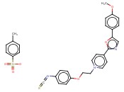 1-[2-(4-异硫氰基苯氧基)乙基]-4-[5-(4-甲氧基苯基)-2-噁唑]吡啶<span class='lighter'>甲苯</span><span class='lighter'>磺酸盐</span>