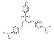 <span class='lighter'>二</span>(<span class='lighter'>对</span><span class='lighter'>二甲</span><span class='lighter'>氨基</span>苯乙烯基)<span class='lighter'>对</span>甲基苯砜甲烷